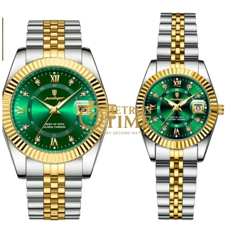 Poedagar 910 Luxury Couple Watch