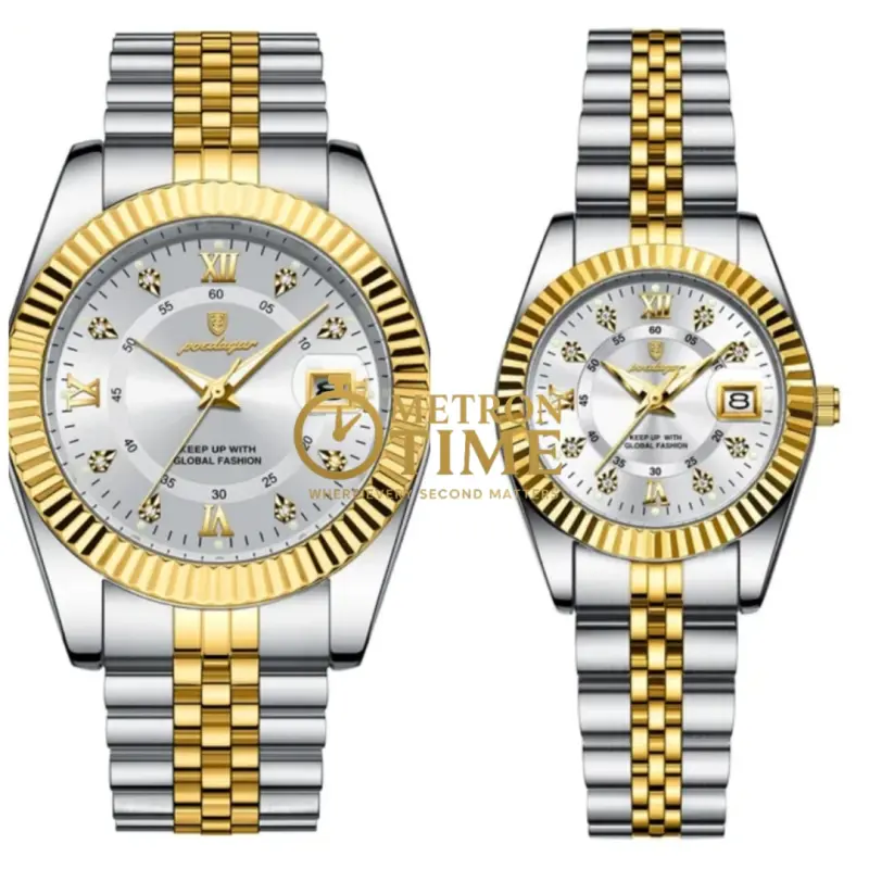 Poedagar 910 Luxury Couple Watch