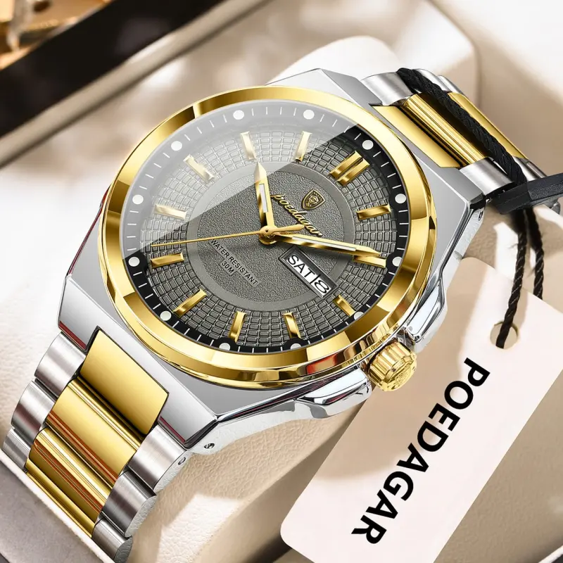 Poedagar 896 luxury men's watch-Gold G